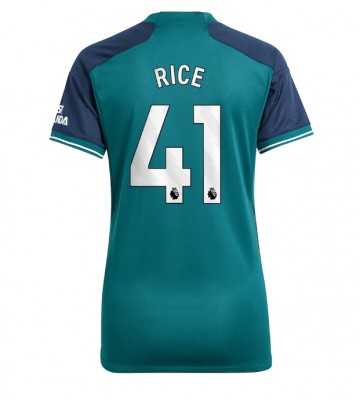 Arsenal Declan Rice #41 Tredje trøje Dame 2023-24 Kort ærmer